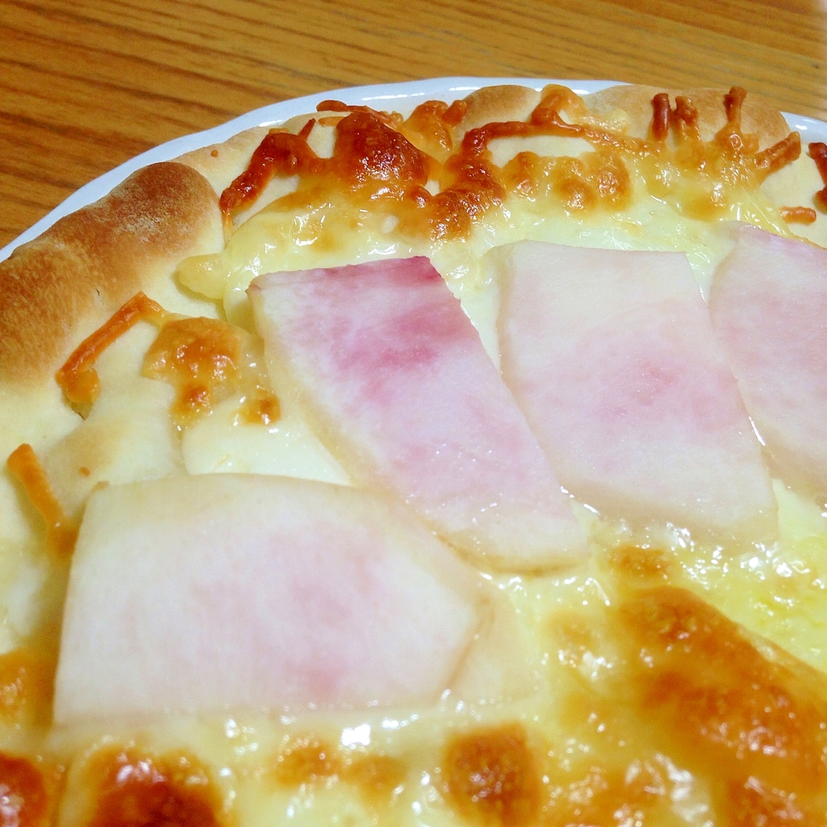 やみつき 桃のピザ レシピ 作り方 By キリンu 楽天レシピ